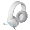 Гарнитура Defender Ghost LED белый, проводная, USB / 2 x mini jack 3.5 мм, подсветка