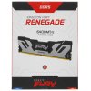 Оперативная память Kingston Fury Renegade, DDR5, 32Gb (2x16Gb), 6400MHz, CL32, DIMM, с радиатором, серебристый/черный