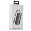 USB-хаб Satechi 6-in-1 USB-C Slim Multiport Adapter (Type-C, HDMI, 2x Type-A, SD, microSD), до 75 Вт, Черный Док-станция ST-P6SK
