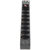 Блок розеток горизонтальный ExeGate ServerPro PDU-19H802 Al-8S-EU1.8-SW, 19", 1U, Алюминий, 8 Schuko, кабель с евровилкой VDE-250V-16A-3*1.5мм2, 1.8 метра, выкл. с подсветкой, черный