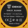 Воздуходувка Deko DKBL20 60Вт пит.:от аккум. оранжевый/черный