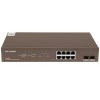 Коммутатор управляемый IP-COM G3310F, настенный, 1000 Мбит/сек, 8 port, SFPx2