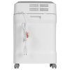 Шредер Fellowes PowerShred 15С белый (секр.P-4) фрагменты 15лист. 19лтр. скрепки скобы пл.карты