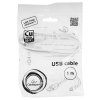 Кабель USB2.0 Pro Cablexpert CCP-mUSB2-AMBM-W-1M, AM/microBM 5P, 1м, экран, белый, пакет