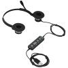 Гарнитура Jabra BIZ 2300 Duo USB чёрный, проводная