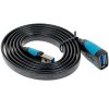 Кабель-удлинитель Vention USB 3.0 AM/AF - 1м плоский VAS-A13-B100