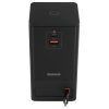 Сетевое зарядное устройство Baseus PowerCombo Cube Power Strip 3AC+2U+2C 30W 1.5m EU Cluster Black, E00066400117-00