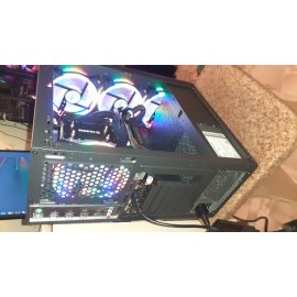 Компьютерный корпус Ginzzu GL300 FAN 12CM RGb*4 USB 3.0 Window