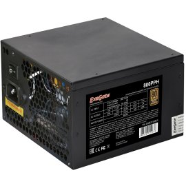 Блок питания ExeGate AAA350 (ES259589RUS), 350Вт, 80мм, серый