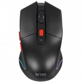 Мышь беспроводная Acer Nitro OMR304 черный, 3200 dpi, радиоканал, Bluetooth, USB, кнопки - 8