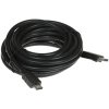 Кабель Cablexpert DisplayPort->HDMI, 5м, 20M/19M, черный, экран, пакет