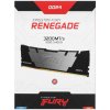 Оперативная память Kingston Fury Renegade, DDR4, 16Gb (1x16Gb), 3200MHz, CL16, DIMM, с радиатором, серый/черный