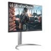 Монитор 27" LG UltraFine 27UP650K-W IPS 3840x2160, 60 Гц, 5 мс, 16:9, 400 кд/м², 2xHDMI 2.0, DP 1.4, 3.5 мм, черный/серебристый