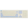 Комплект клавиатура + мышь Acer OCC205 беспроводной USB, 1200 dpi, белый/голубой