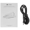 Док-станция для ноутбука Lyambda LIN-07 Type-C 11 в 1 Multimedia DUAL Hdmi /Type-C /Usb 3.0/RJ45/AUX 3.5/SD/TF Aluminum Gray