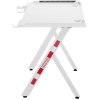 Стол игровой Defender FOTON RGb белый