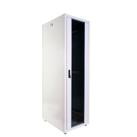 Шкаф телекоммуникационный напольный ЭКОНОМ 42U (600 × 600) дверь стекло, дверь металл