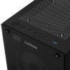 Компьютерный корпус Miditower ExeGate i3 BASE (ATX, без БП, с окном, 1*USB+1*USB 3.0, аудио, 4 вент. 12см с RGb подсветкой)