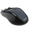 Мышь проводная A4Tech N-500F серый глянец/черный, 1200 dpi, USB, кнопки - 4