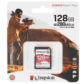 Флеш карта SDXC UHS-I U3 Kingston Canvas Select Plus 512 Gb, 150 МБ/с, Class 10, SDS3/512Gb