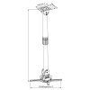 Кронштейн для проектора Cactus CS-VM-PR16L-AL серебристый макс.13.6кг настенный и потолочный поворот и наклон