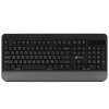 Комплект клавиатура + мышь Оклик S290W клав:черный мышь:черный USB беспроводная Multimedia (351701)
