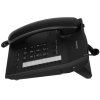 Телефон проводной Panasonic KX-TS2382RUB черный индикатор вызова,повторный набор последнего номера,4 уровня громкости звонка