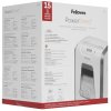 Шредер Fellowes PowerShred 15С белый (секр.P-4) фрагменты 15лист. 19лтр. скрепки скобы пл.карты