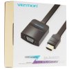 Мультимедиа конвертер Vention HDMI > VGA + аудио, гибкий, плоский