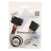 Кабель питания SATA Cablexpert CC-SATAM2F-01, 15pin (M)/2x15pin(F), на 2 SATA устр, 15 см