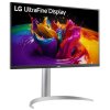 Монитор 27" LG UltraFine 27UP850K-W IPS 3840x2160, 60 Гц, 5 мс, 16:9, 400 кд/м², 2xHDMI 2.0, DP 1.4, USB-C, USB Hub (2x USB 3.0), 3.5 Jack, FreeSync, черный/серебристый