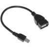 Кабель Gembird/Cablexpert A-OTG-AFBM-001 AF/MicroBM, Кабель USB 2.0 OTG, 0.15м, пакет