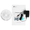 Точка доступа TP-Link 11AX dual-band ceiling access point, up to 1200 Mbit / s at 5 GHz and up to 574 Mbit / s at 2.4 GHz, 1 10/100/1000Mbps LAN port, support PoE 802.3at standard, support BSS coloring, Seamless Roaming, Mesh, Band Steering, Airtime Fairn