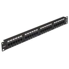 Патч-панель NTSS-PP-1U-24-UTP-RJ45-6-D 19" 1U 24xRJ45 кат.6 UTP