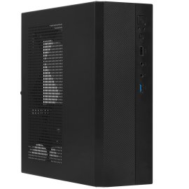 Компьютерный корпус Desktop ExeGate EX291267RUS MI-301U (mATX/mini-ITX, без БП, 1*USB+1*USB 3.0, аудио, черный)