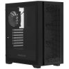 Компьютерный корпус Powercase ByteFlow Black, Tempered Glass, 4x 120мм ARGb fans, ARGb HUB, черный, ATX (CBFB-A4)