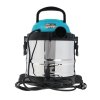 Строительный пылесос Bort BSS-1015 голубой/серебристый, 285/1250 Вт, уборка сухая/влажная, пылесборник контейнер, 15 л