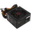 Блок питания Ginzzu CB500 12CM черный,24+4p,PCI-E, 4*SATA, 3*IDE,оплетка MB, кабель питания