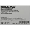Коммутатор неуправляемый 4 PoE (802.3af) порта 10/100Мбит/с до 250 метров cat6 1Upl 60W GIGALINK GL-SW-F005-04P