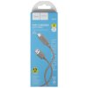 Дата-кабель USB 3.0A для Type-C Hoco X107 ПВХ 1м (Grey)