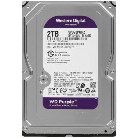 Жесткий диск Western Digital 2Tb SATA-III Surveillance Purple (5400rpm) 64Mb 3.5"
