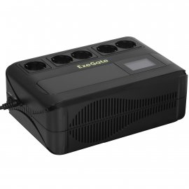 Источник бесперебойного питания ExeGate EP285531RUS SpecialPro Smart LLB-2200.LCD.AVR.EURO.RJ.USB 2200VA/1300W, LCD, AVR, 4 евророзетки, RJ45/11, USB, черный