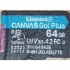 Флеш карта microSDXC 64Gb Kingston SDCG4/64GbSP Canvas Go! Plus V30 A2 w/o adapter