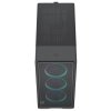Корпус Fractal Design Epoch Black TG RGB Light Tint, Midi-Tower, чёрный, 3 x 120 мм