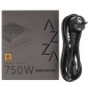 Блок питания Azza PSAZ-850G, 850Вт, 80 PLUS Gold, 120мм, модульный, черный