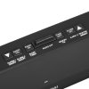 Радиобудильник Hyundai H-RCL243 черный LCD проек.изоб. подсв:зеленая часы:цифровые FM
