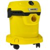 Строительный пылесос Karcher WD 2 V-15/4/18 желтый, 180/1000 Вт, уборка сухая/влажная, пылесборник мешок/контейнер, 15 л