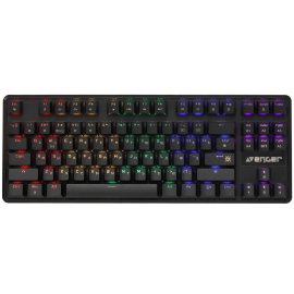 Клавиатура Logitech K650 черный USB беспроводная BT/Radio (подставка для запястий) (920-010954)