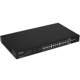 Коммутатор управляемый D-Link DGS-1210-28P/ME/B2A 2 уровня с 24 портами 10/100/1000Base-T и 4 портами 1000Base-X SFP (24 порта с поддержкой PoE 802.3af/802.3at (30 Вт), PoE-бюджет 193 Вт)