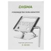 Подставка для ноутбука Digma D-NS100 17" 240x220x50мм 608г алюминий серый